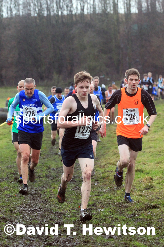 Senior mens 2022 North Eastern Harrier League, Thornley Farm, Peterlee, County Durham. Photo: David T. Hewitson/Sports for All Pics